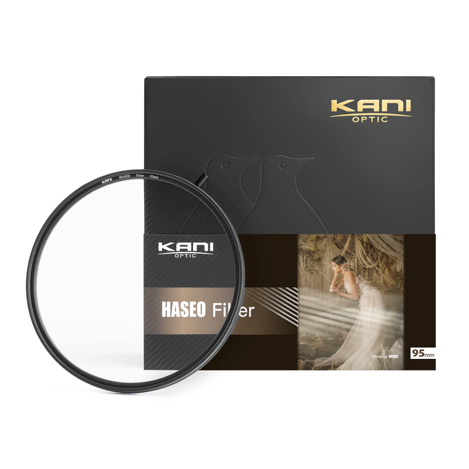 KANI 95mm 斜光フィルター HASEOフィルター アナモルフィック調 光条色：無着色 特殊効果フィルター 低反射 撥水 撥油 防汚 ナノコーティング K17233