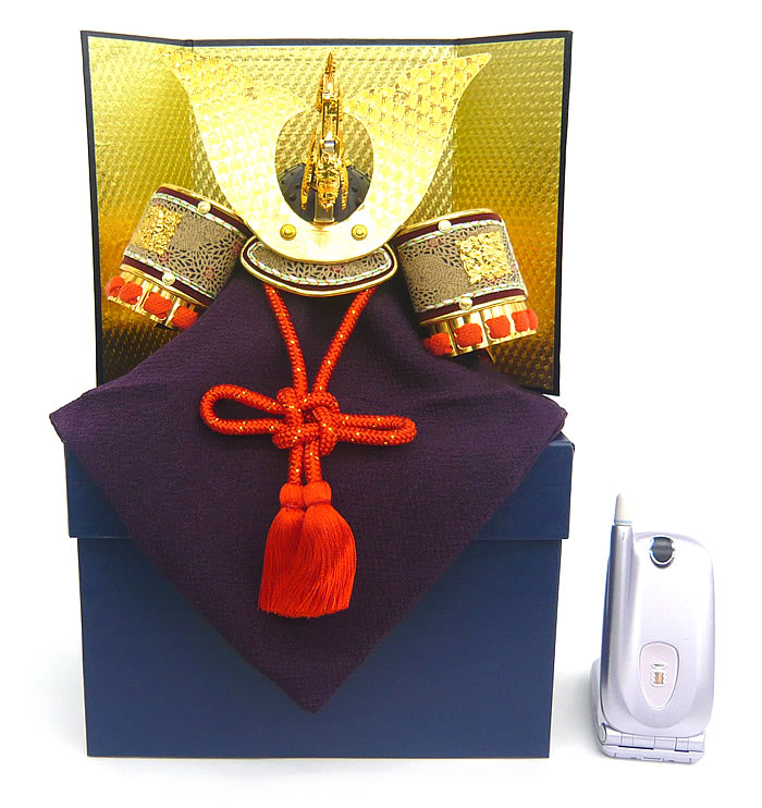 【五月人形】【兜】【Ｇ104】ミニ兜６号　No.1　屏風付き【秀光】【新作】【限定品】