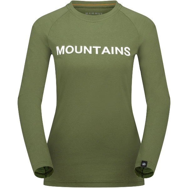 MAMMUT マムート QD Logo Print Longsleeve T-shirts AF レディース アウトドア 長袖Tシャツ 101601040-40298 （サイズはユーロ表記）