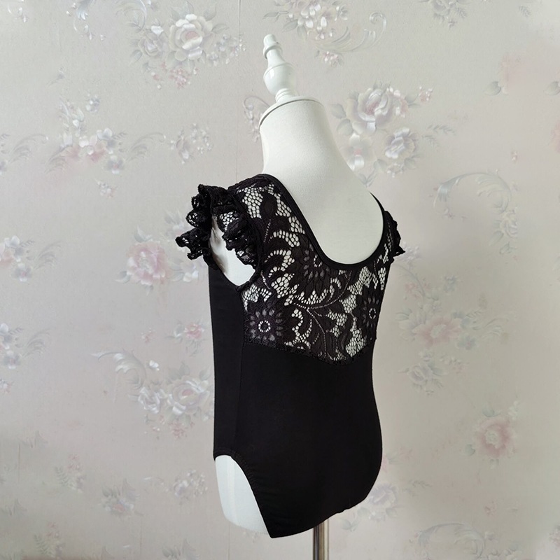 子供ダンス服女の子夏レースバレエ練習服女の子こどもの日公演服子供公演服