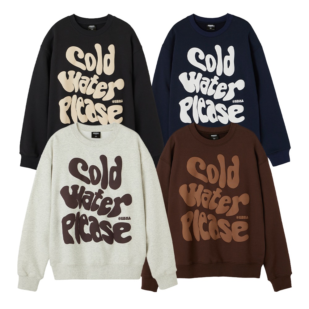 Cold Water Plz オーバーサイズ スウェット (4色)