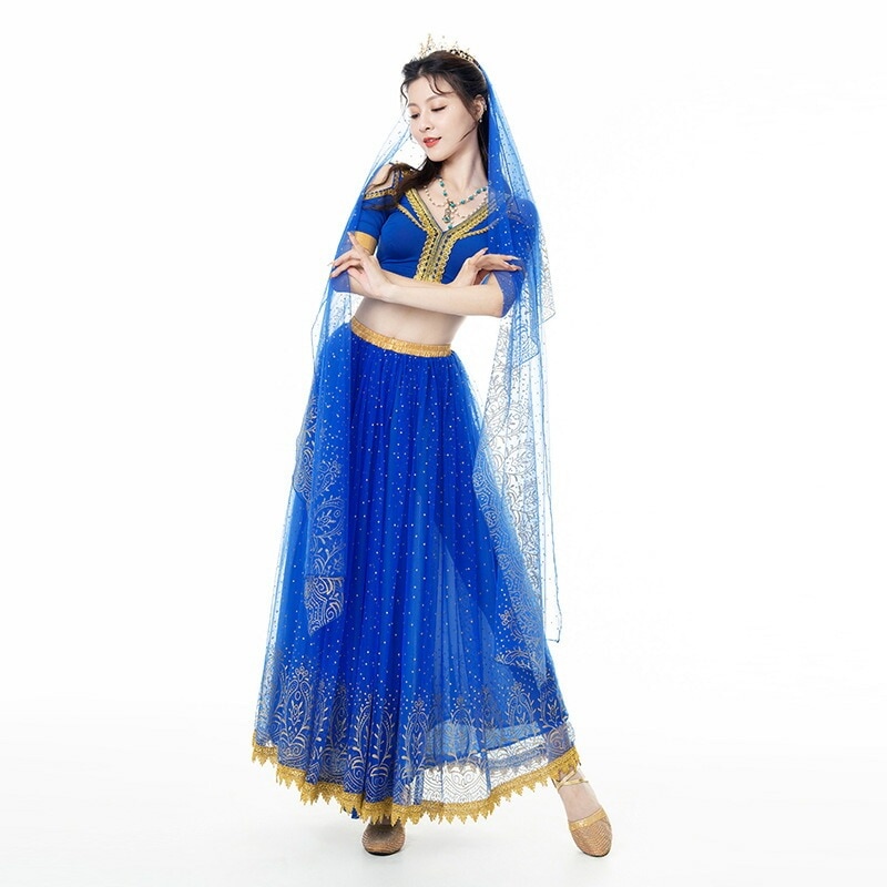 新作入荷 ベリーダンス 衣装 ダンス衣装 ジャスミン コスプレ衣装 大人 アラジン プリンセス ドレス レディース アラビアン 王女 ハロウィン 仮装 コスチューム アラジン風衣装 なりきり 姫様 豪