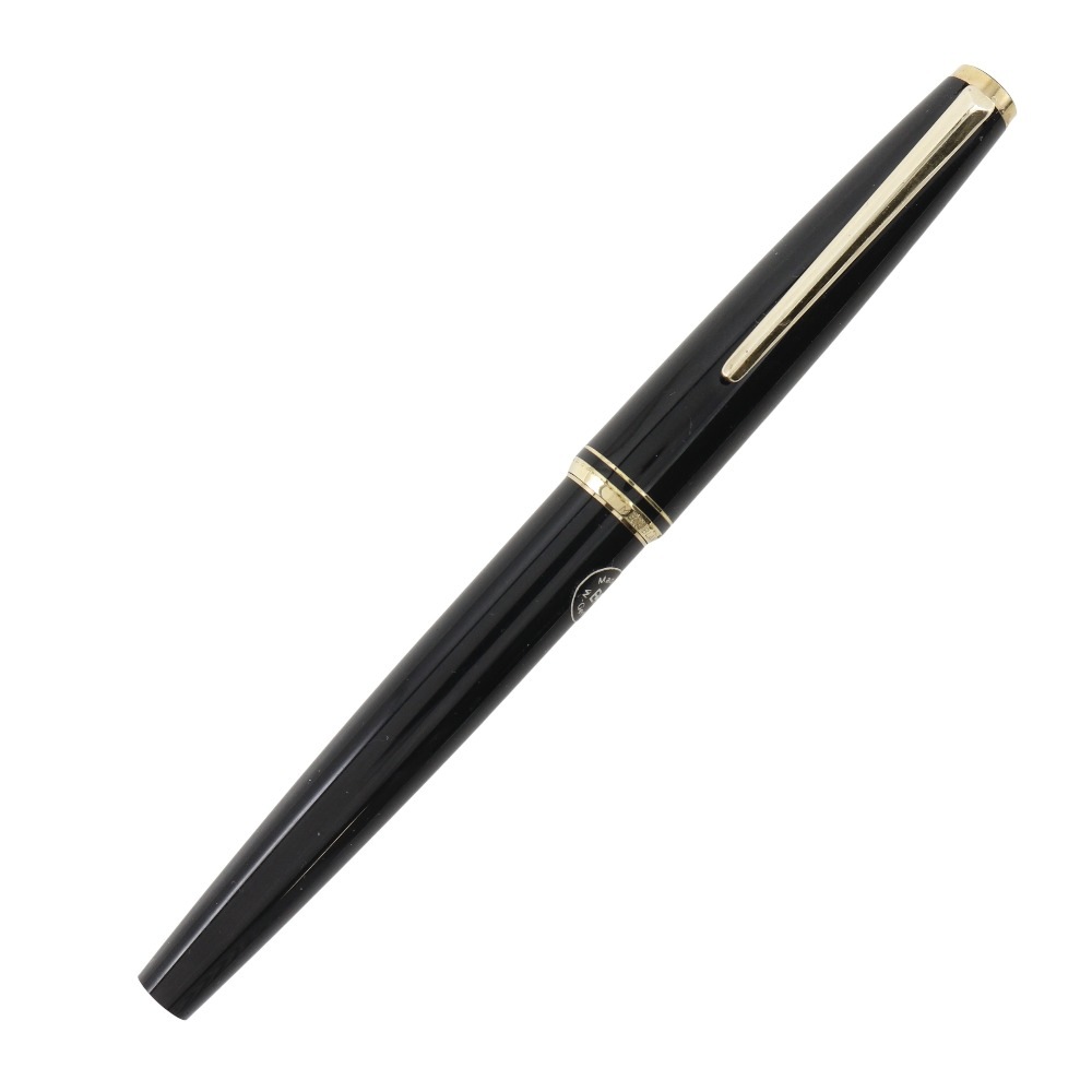MONTBLANC モンブラン アンティーク ペン先 14K ct(585) EF(極細) 筆記用具 ステーショナリー 万年筆 K14ゴールド プレシャスレジン ブラック _ 中古品
