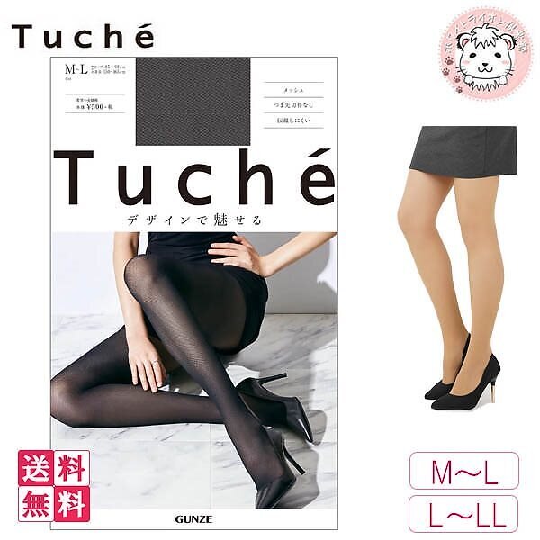 トゥシェ メッシュ柄 ストッキング TH903D 15足セット M-L L-LL