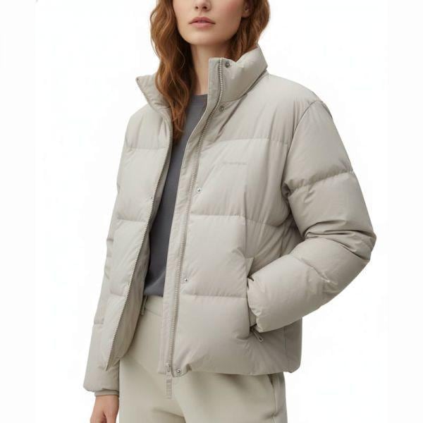 SNOWPEAK APPAREL ランドエア ウィメンズ スタンドネック ヘビージャケット S25WWGDJ43 サンドベージュ