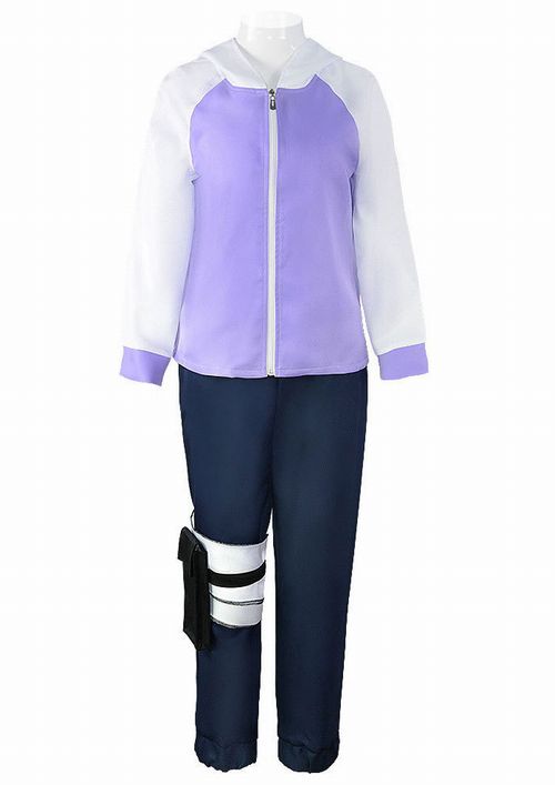 ナルト 風 日向ヒナタ ひゅうがひなた コスチューム コスプレ衣装 4点セット サイズ S―XXL