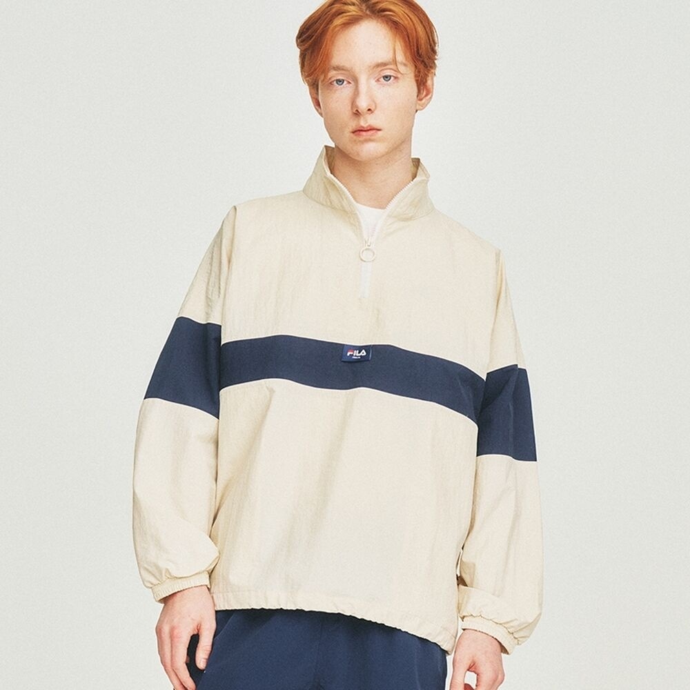 フィラユニカラーブロッキングアノラック_FE2JKF5103X_CRM