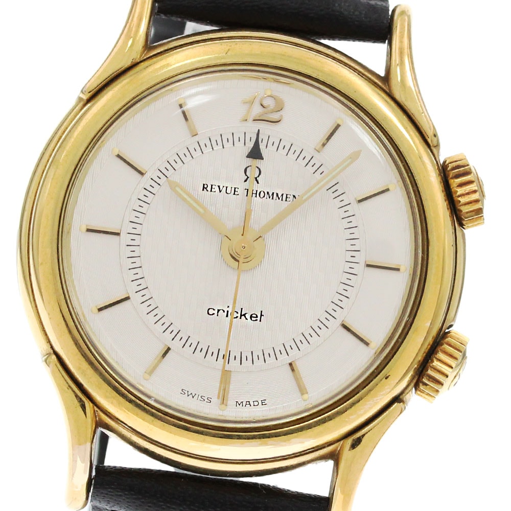 レビュートーメン REVUE THOMMEN 7922001 クリケット アラーム 手巻き メンズ _862477【中古】