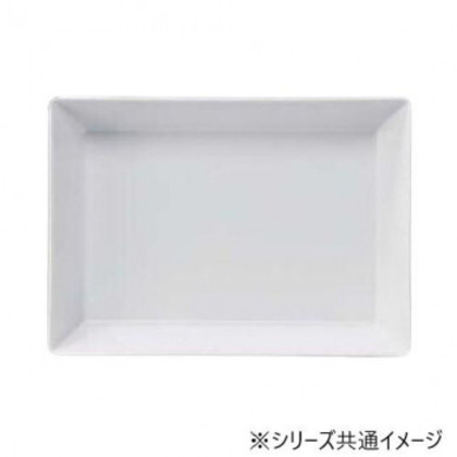 福井クラフト メラミン45cm長角深盛皿ホワイト 51354020