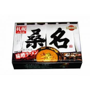 銘店シリーズ 箱入札幌ラーメン桑名(3人前)×10箱セット 7,910円