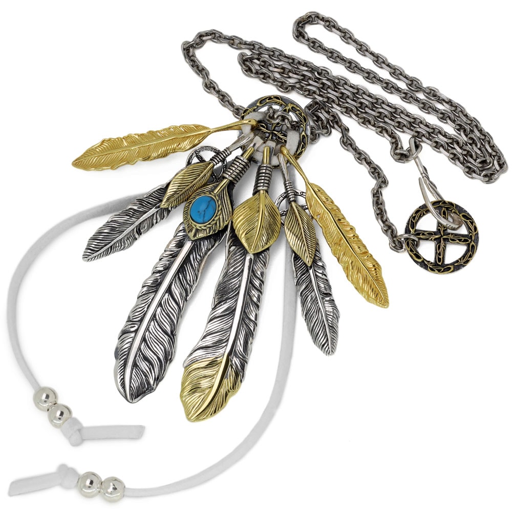 BFF 925 フェザーネックレス カスタム [bffns032]