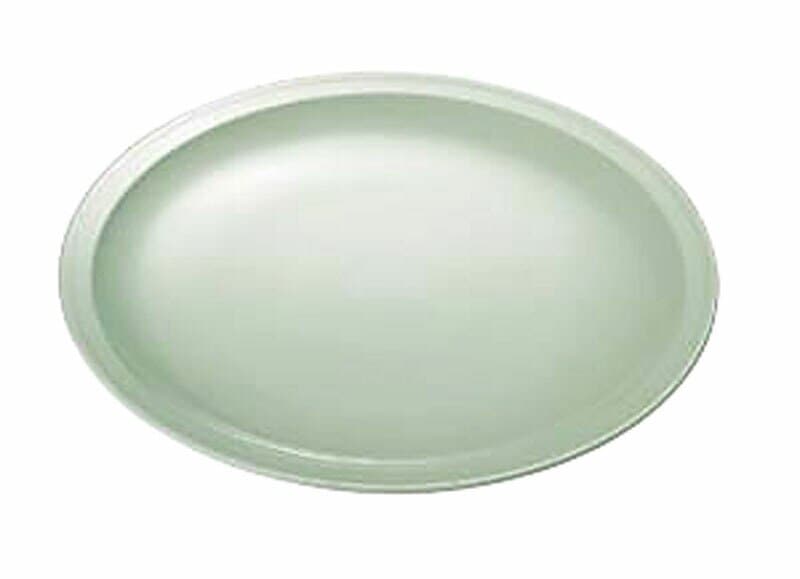 （まとめ買い）メラミン食器 中華 青磁 高台皿 1尺2寸 CS-35 [x3]