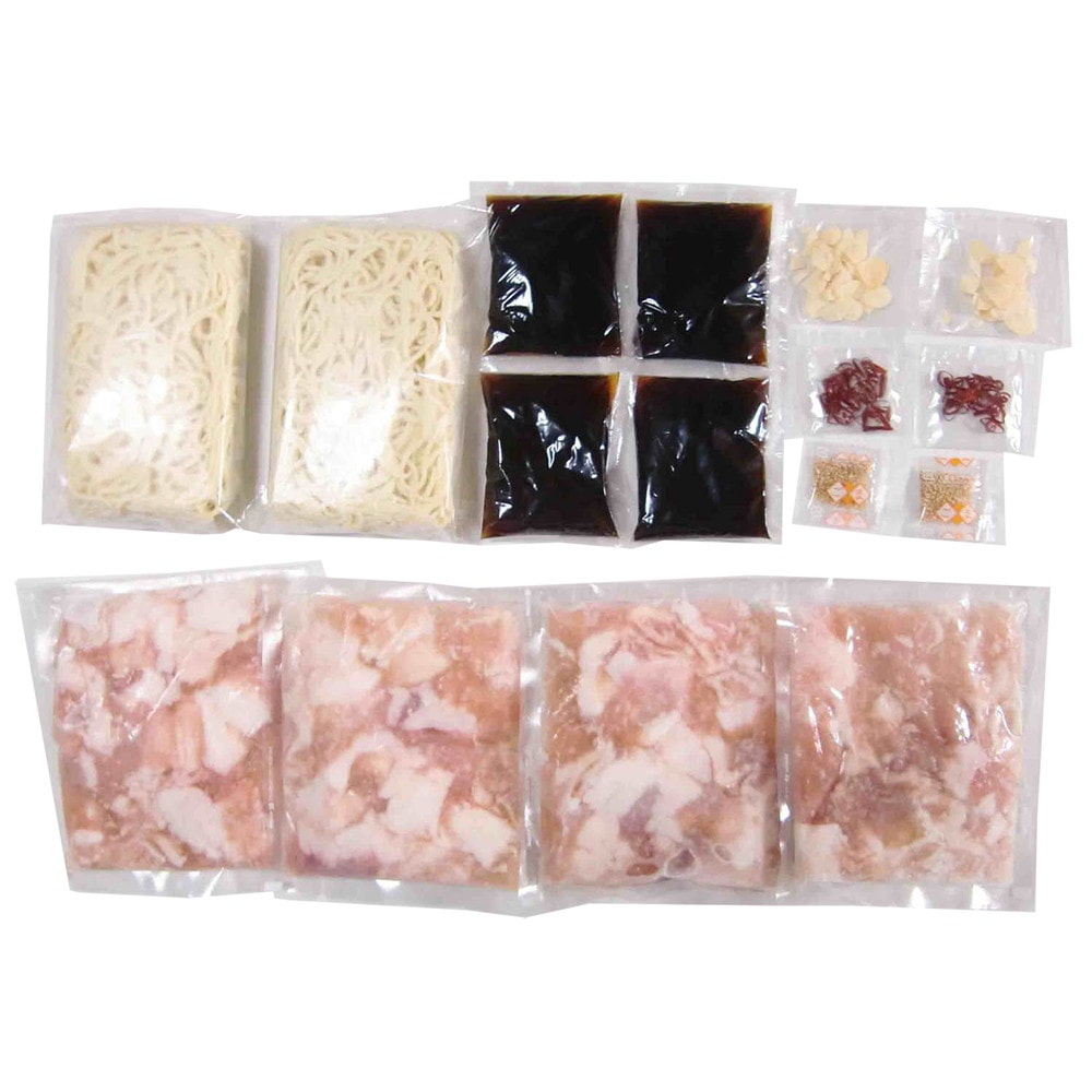 福岡 博多 牛もつ鍋 7945-097 もつ鍋 セット 牛もつ キャベツ ニラ 4080001