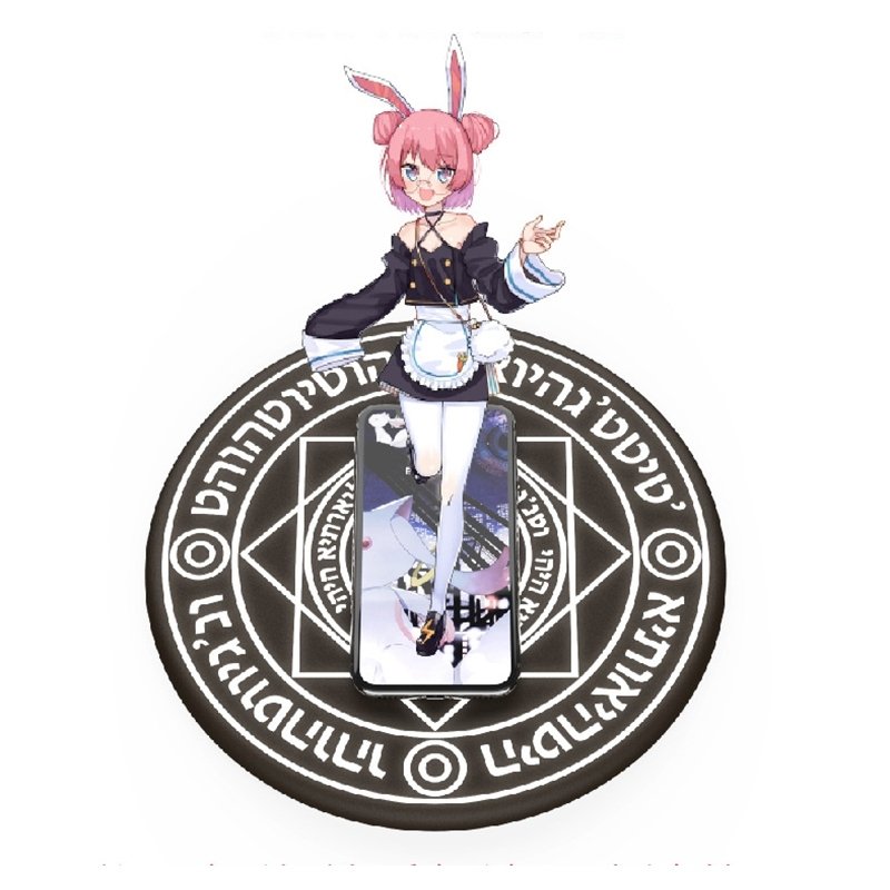 ワイヤレス充電器 魔法陣 マジックサークル 高速充電ワイヤレス 10ワット 5ワット わかいい お