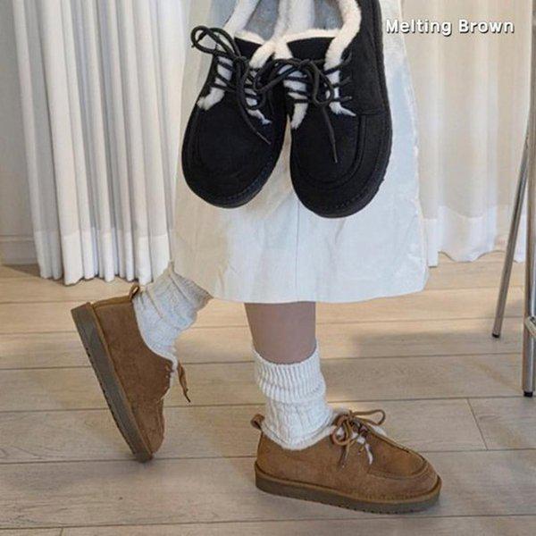 女性冬の毛皮の裏地スニーカー S69