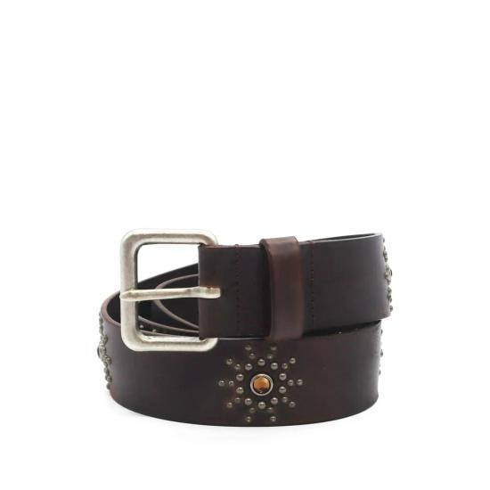 HTC Men Belts 26SHTCI004 TMORO BROWN