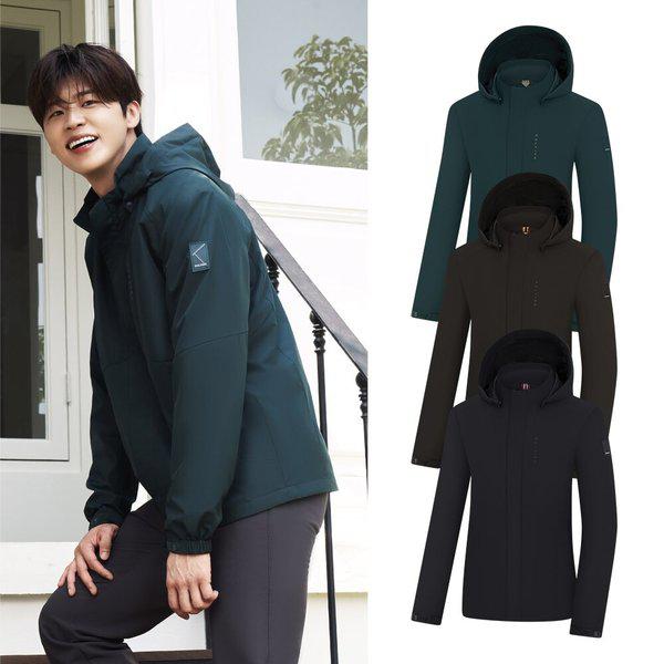 男性用 秋 防水 防風 ベンチレーション 登山用 ウィンドブレーカー ジャケット 2564JK410M