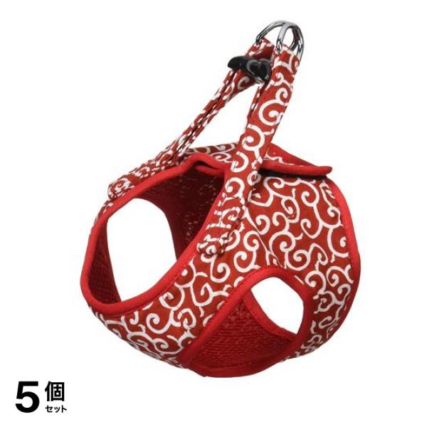 岡野製作所 コットンカラクサソフトハーネス SS レッド 1個入 5個セット