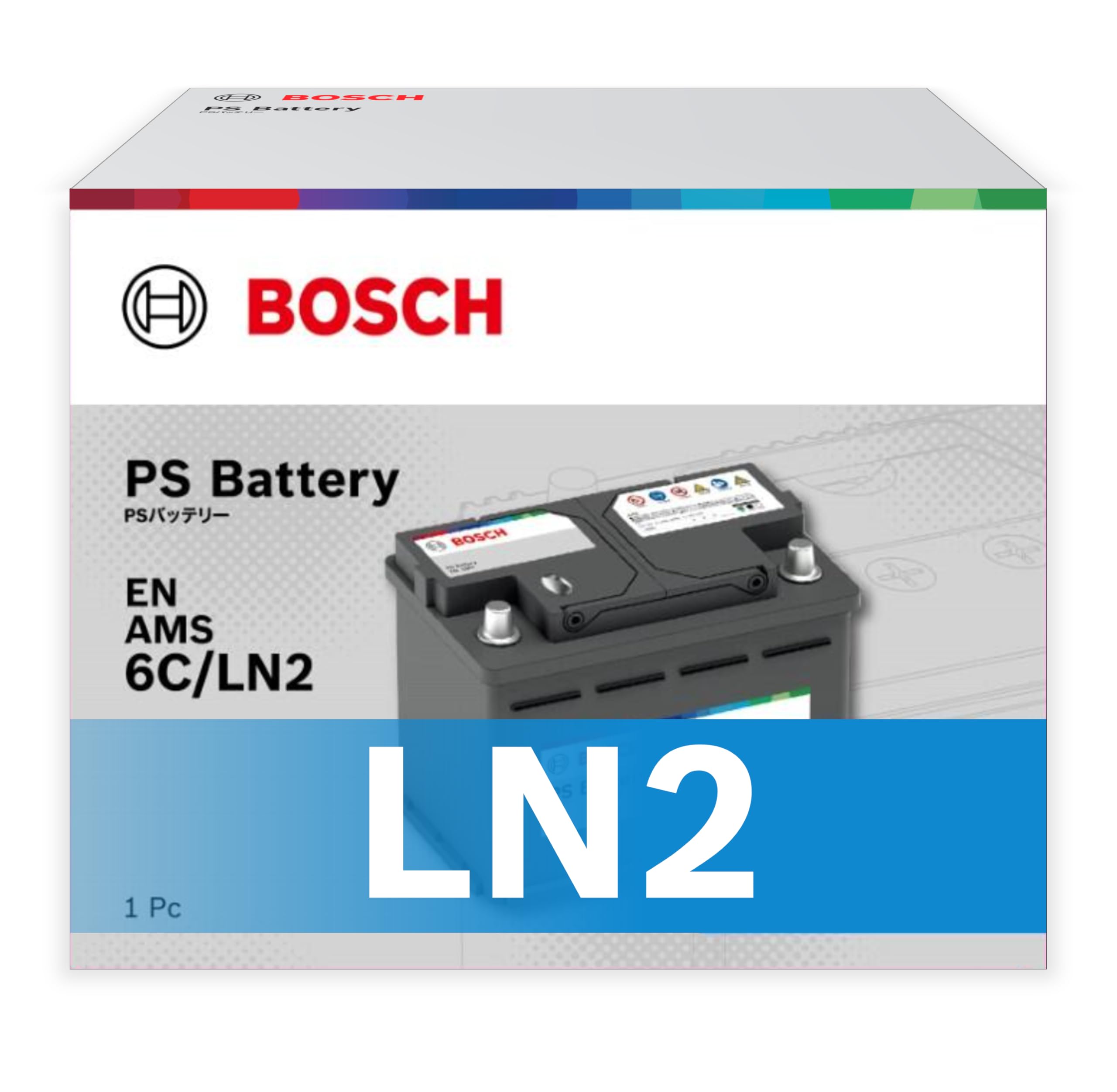 BOSCH (ボッシュ) 国産車・輸入車バッテリー PS-6C/LN2 PS Battery EN AMS (PSIN-6C 後継モデル)