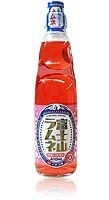 送料無料２ケース特売富士山ラムネいちご味410ML瓶15本入２ケースメーカー：木村飲料(株)