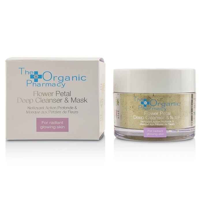 フェイスパック THE_BThe Organic Pharmacy The Organic Pharmacy Flower Petal Deep Cleanser & Mask - For Radiant Glowing Sk