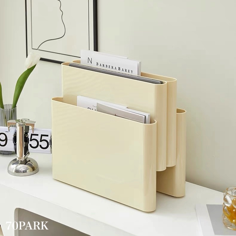 4ポケット マガジンラック 全4色 収納 ブックスタンド おしゃれ 韓国インテリア 韓国雑貨 韓国っぽ インテリア雑貨 韓国