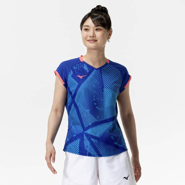 ミズノ MIZUNO ドライエアロフローゲームシャツ テニス 半袖 メンズ 62JAC21025