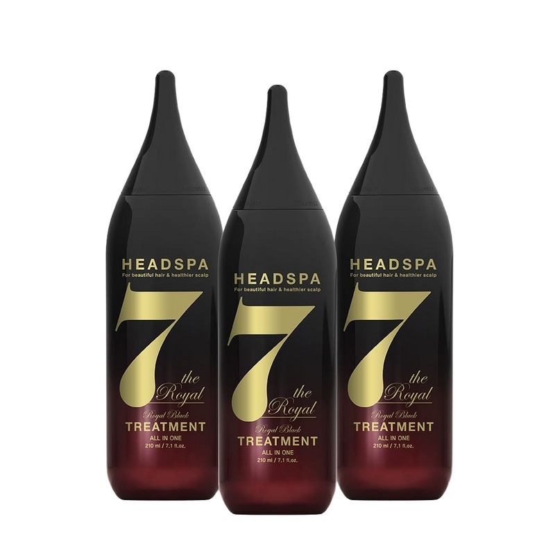 ヘッドスパ7脱毛緩和ヘアトリートメントロイヤルブラック210ml 3個 6,150円