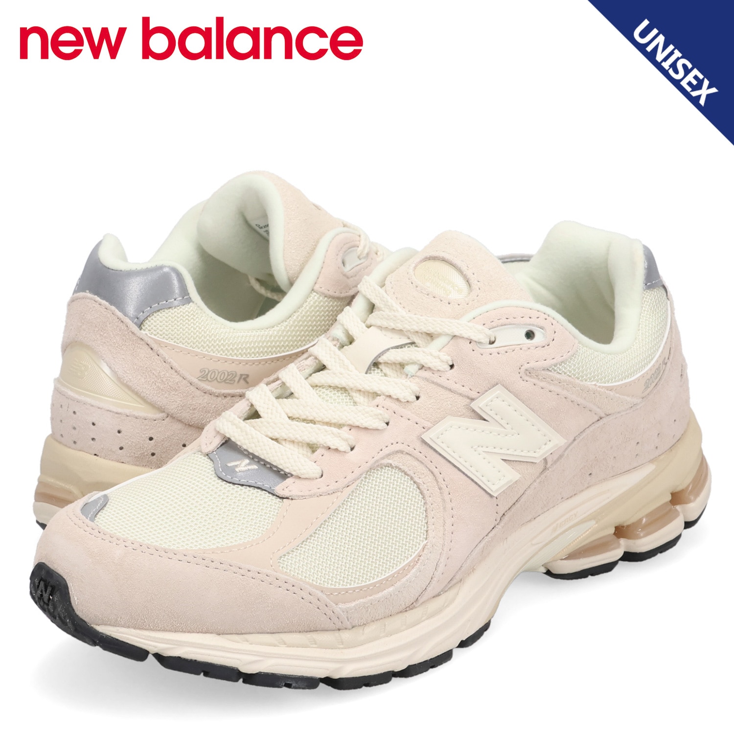 2002 スニーカー メンズ レディース Dワイズ ホワイト 白 M2002RCCD