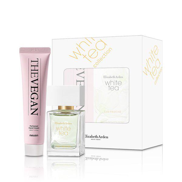 ホワイトティー オ フレッシュ EDT 30ml+ルーズン ヴィーガン パフュームド ハンドクリーム 40ml 2種セット