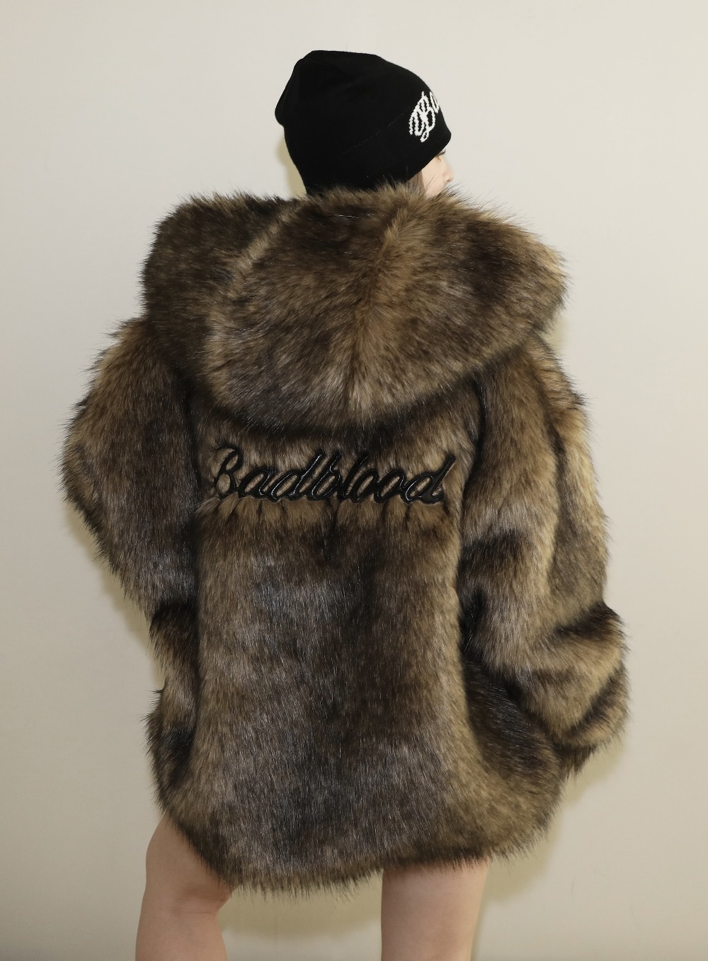 【BADBLOOD】 NADJA FUR JACKET : COYOTE