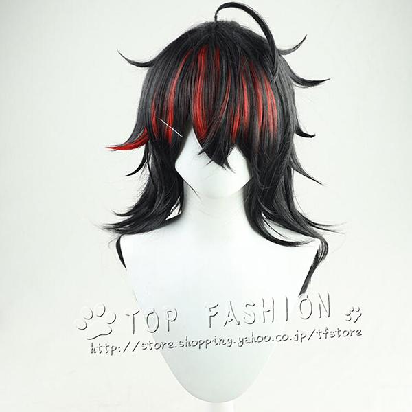 バーチャル YouTuber VTuber Vox Akuma ヴォックス・アクマ 風 コスプレウィッグ かつら cos wig カツラ 専用ネット付 変装 仮装 コスチューム