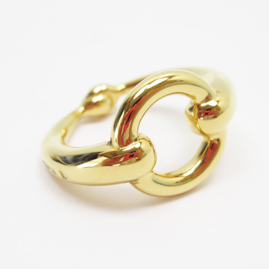 エルメス HERMES スカーフリング メタル ゴールド レディース w0660a