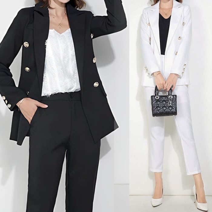 高品質新入 新製品 セットアップ レディース テーラード ジャケット パンツ 秋春 ビジネス 卒業式 入学式 フォーマル カジュアル 15943