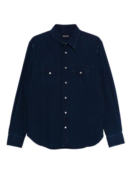 TOMFORD Men Shirts HDS001 FMC289UCC Blue