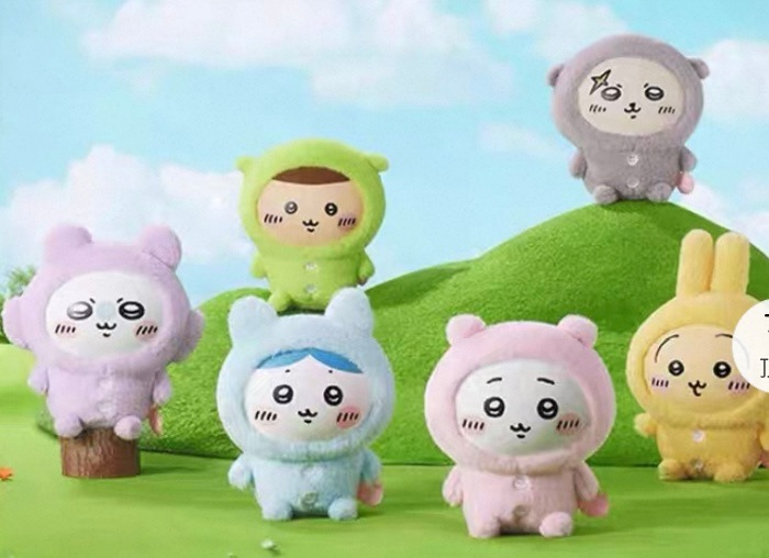 ちいかわ 全ネット先発!! 2025年 m i n i s o 名創優品 ちいかわシリーズ パジャマぬいぐるみ 限定版人形6体+痛バッグ人形セット 正規品保証 ハチワレ うさぎ