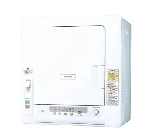 HITACHI 日立 衣類乾燥機 乾燥容量6kg DE-N60HV-W ピュアホワイト