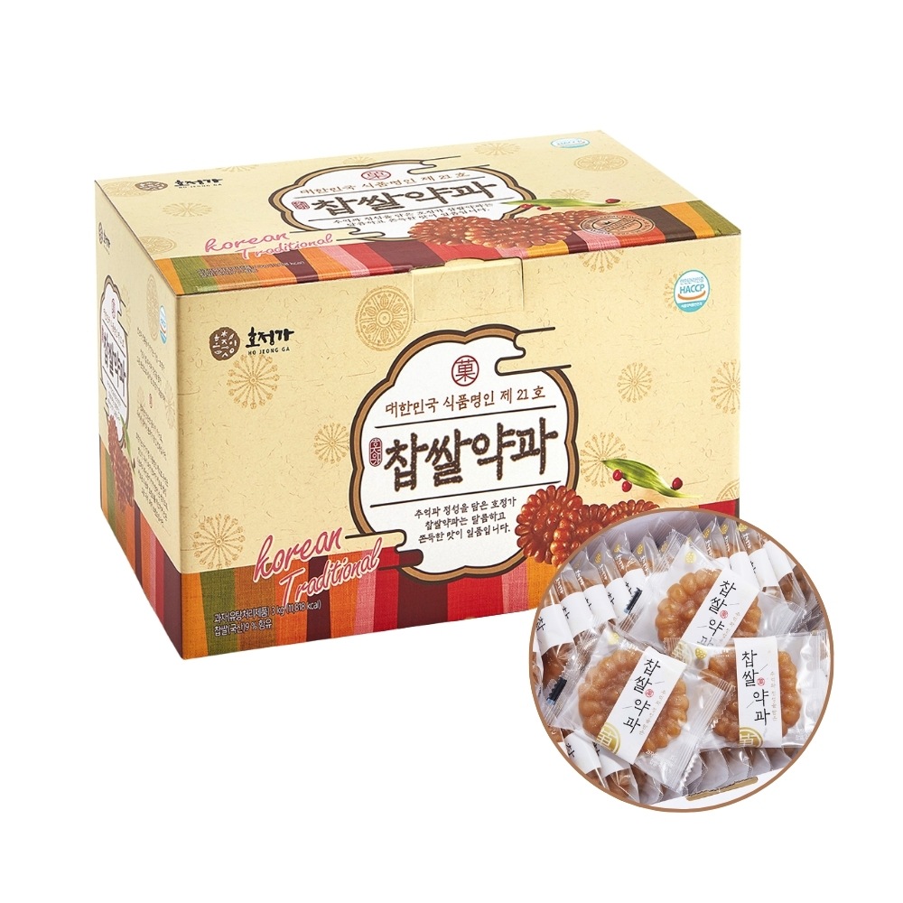 【韓国伝統菓子】もち米薬科 3kg（70～90個）個包装／韓国薬科製／正規品