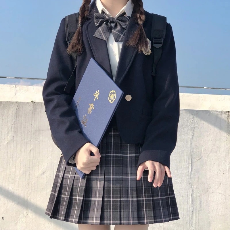 春 人気 ファッション ブレザー セット 5点セット 制服 春 トップス スカート 制服スカート 卒業式 女の子 セーラー服 スーツセット ジャケット