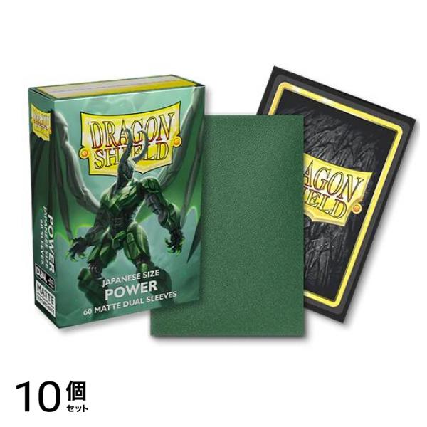 ドラゴンシールド マットデュアルスリーブ ジャパニーズ AT-15163 パワー 60枚入 10個セット