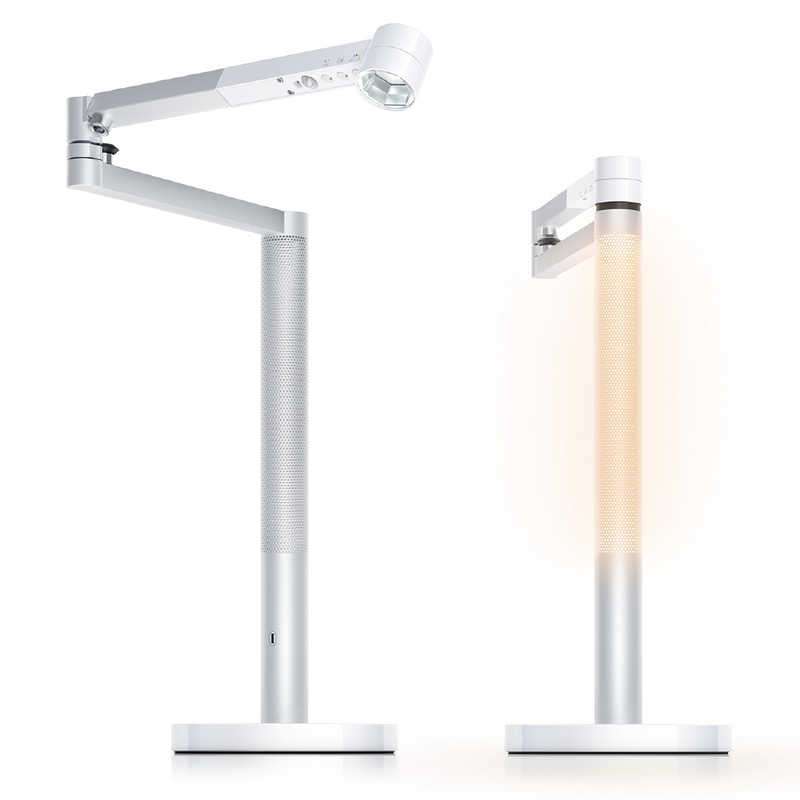 ダイソン　dyson　卓上スタンドライト Dyson Lightcycle Morph ホワイト/シルバー　CD06WS