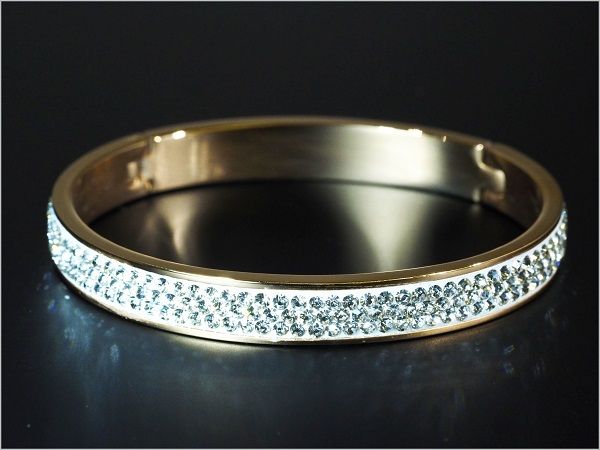 ダイヤモンド ブレスレット バングル 重厚感 ko64-2 プレゼント 高