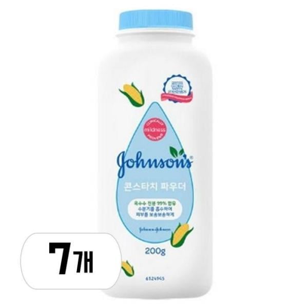 ジョンスンズベビー コーンスターチ パウダー 200g 7個