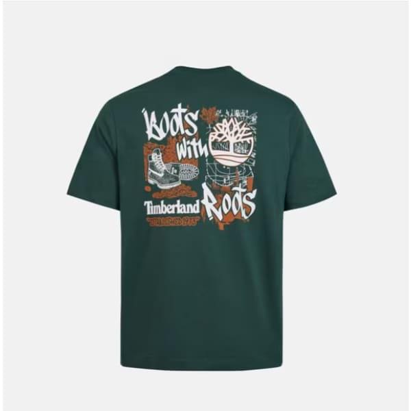 [ティンバーランド] オールジェンダーブランド キャリアー バックグラフィック 半袖Tシャツ A6NUQ317