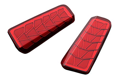 アルファード 30 ヴェルファイア 30系 LED 流れるウインカー リフレクターレンズ レッド A