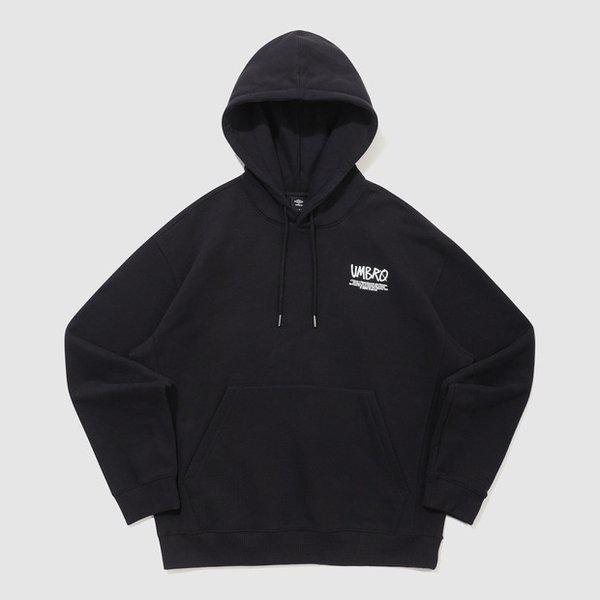 起毛ローズグラフィックフード付きTシャツ BLACK UQ421CHDO3 BLK0