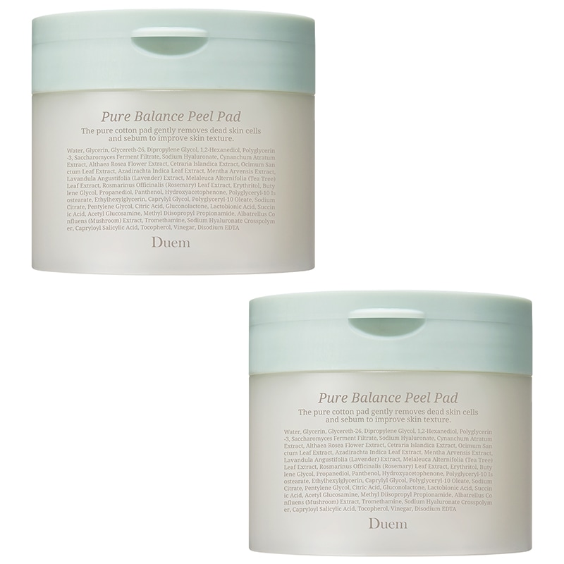 1+1! ピュアバランスピールパッド 260g (50枚) スキンパッド トナーパッド エッセンス 保湿 角質除去 毛穴収れん ブラックヘッド 皮脂 鎮静