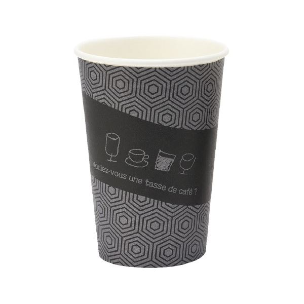 (まとめ）サンナップ 厚紙カップ タッセドカフェ 400mL 50個入(×10セット)