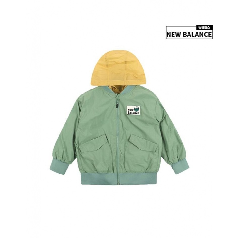 ニューバランス キッズ フード 取り外し可能 2WAY ジャケット NK9ADB391U-49