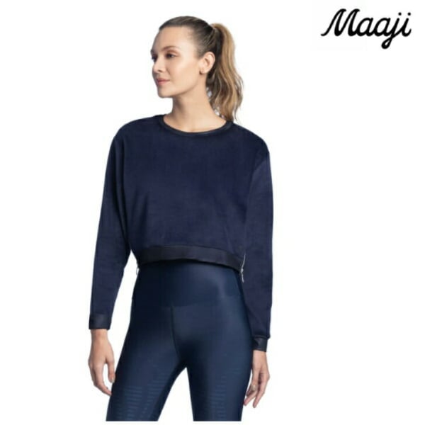 ヨガウェア トップス 重ね着 レディース 長袖スウェット トレーナー 体型カバー スポーツウェア ジムウェア トレーニングウェア active-2